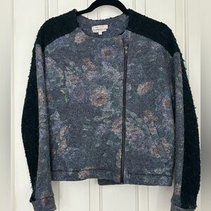 ANTHROPOLOGIE Anna Studio Sweater Bomber Jacket